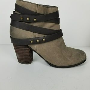 BP by Nordstrom heeled ankle boot with straps